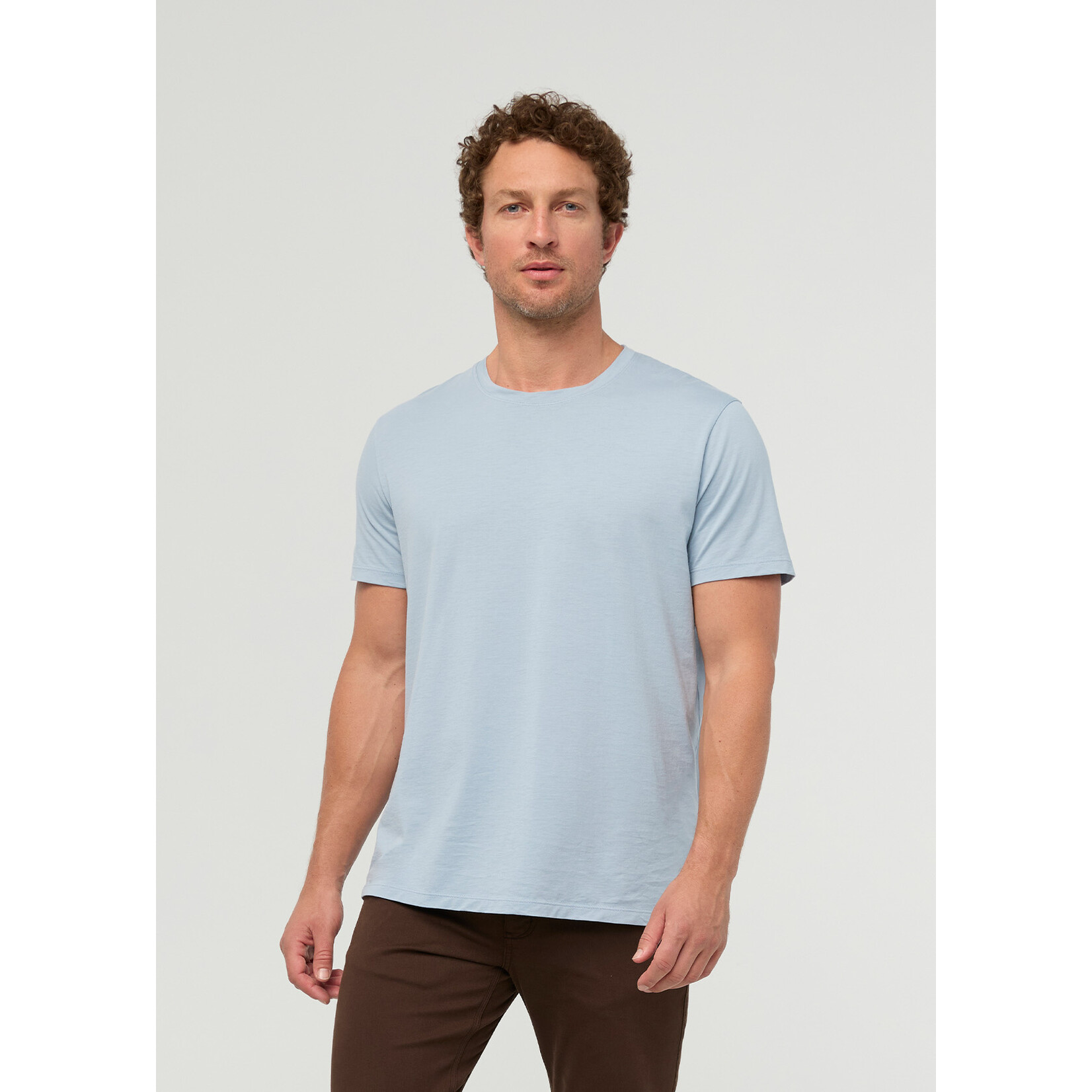 DU/ER DU/ER Pure Pima Tee - Glacier Blue