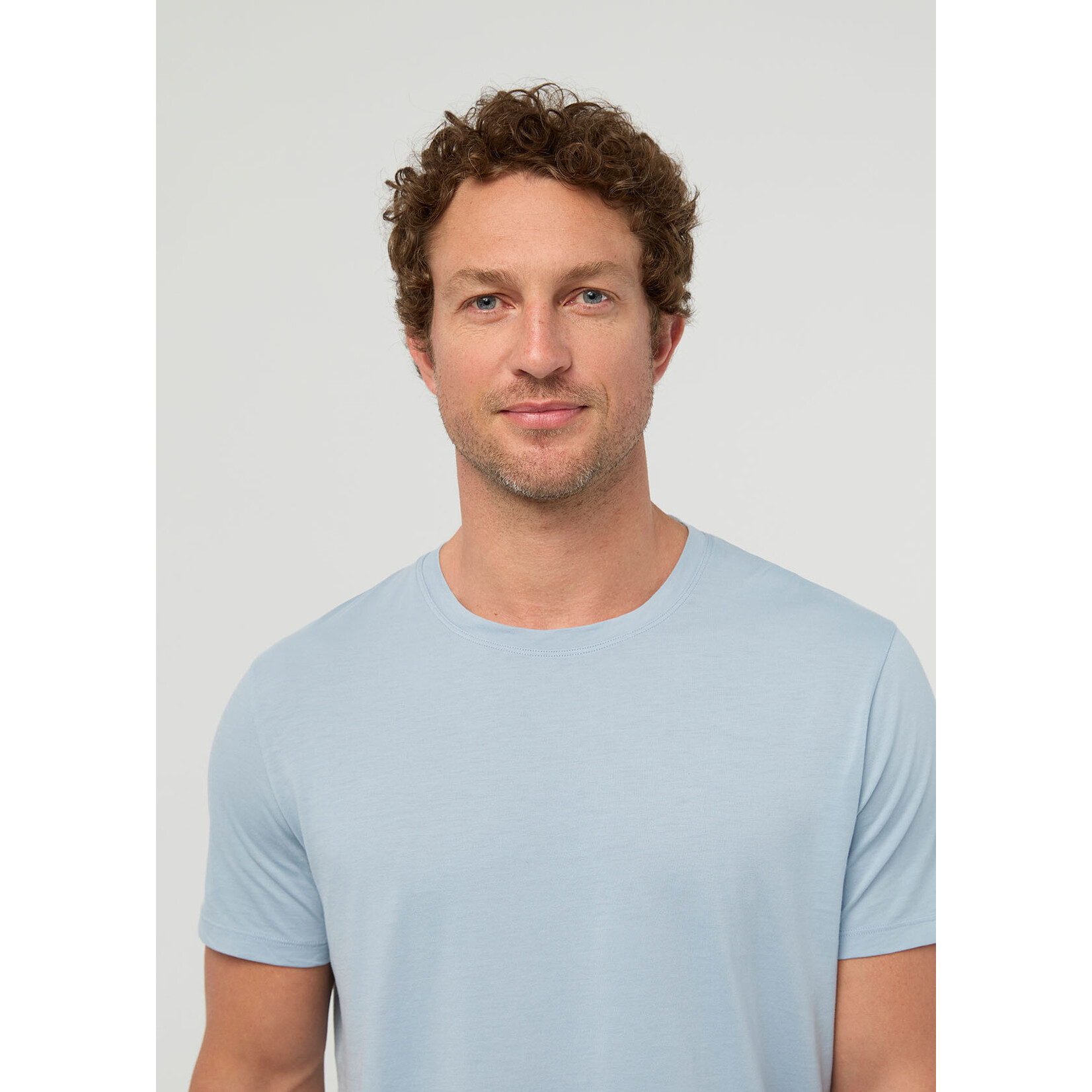 DU/ER DU/ER Pure Pima Tee - Glacier Blue