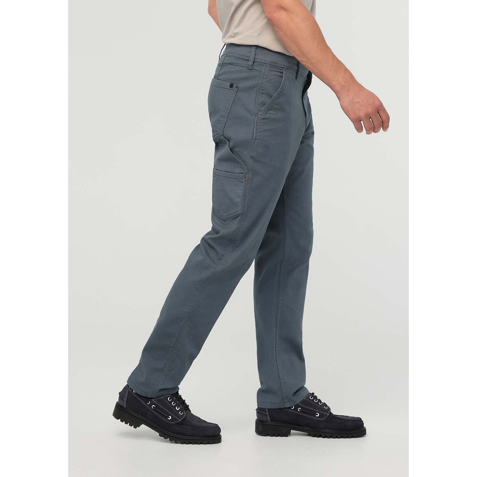 DU/ER DUER Canvas Carpenter Pant - Slate Blue