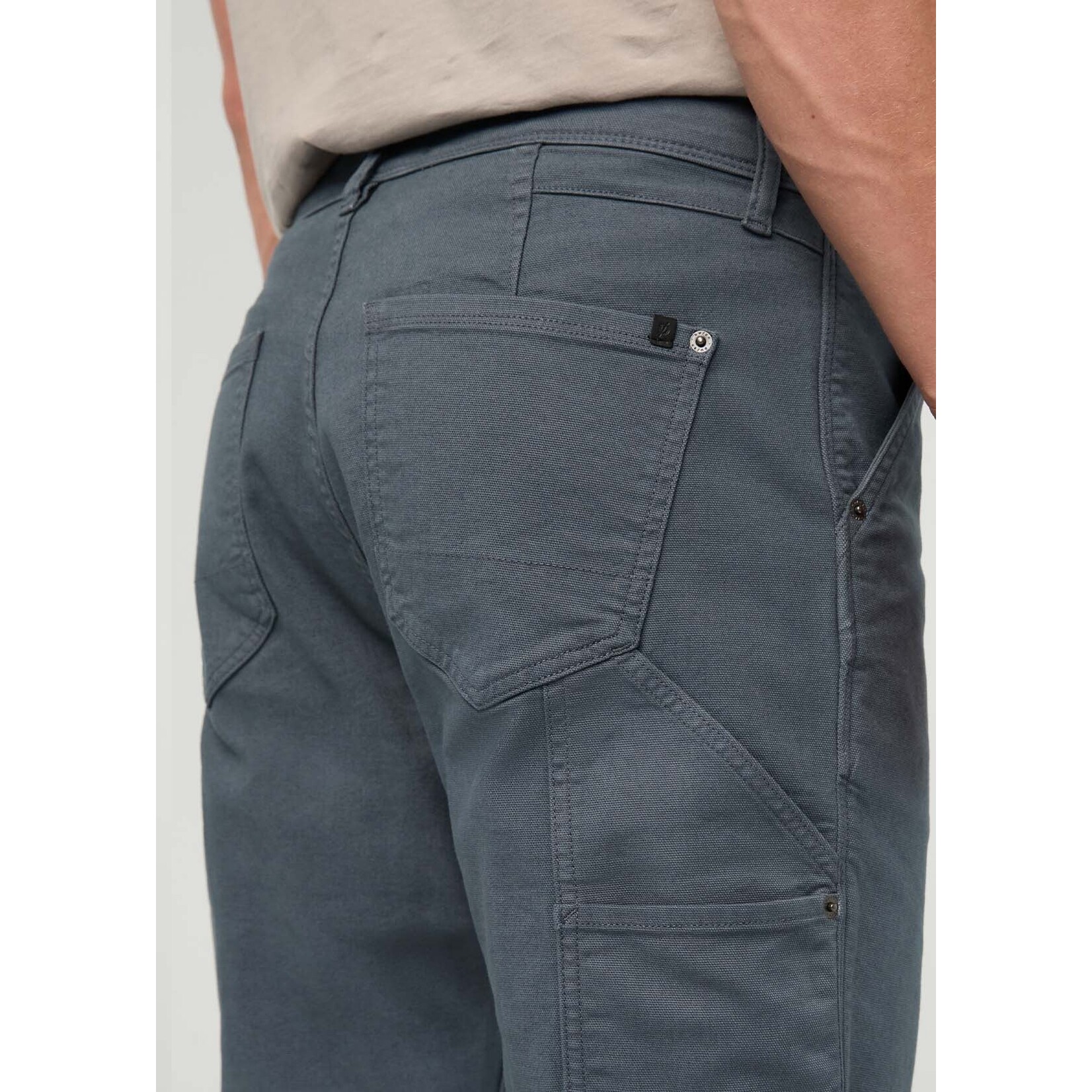 DU/ER DUER Canvas Carpenter Pant - Slate Blue