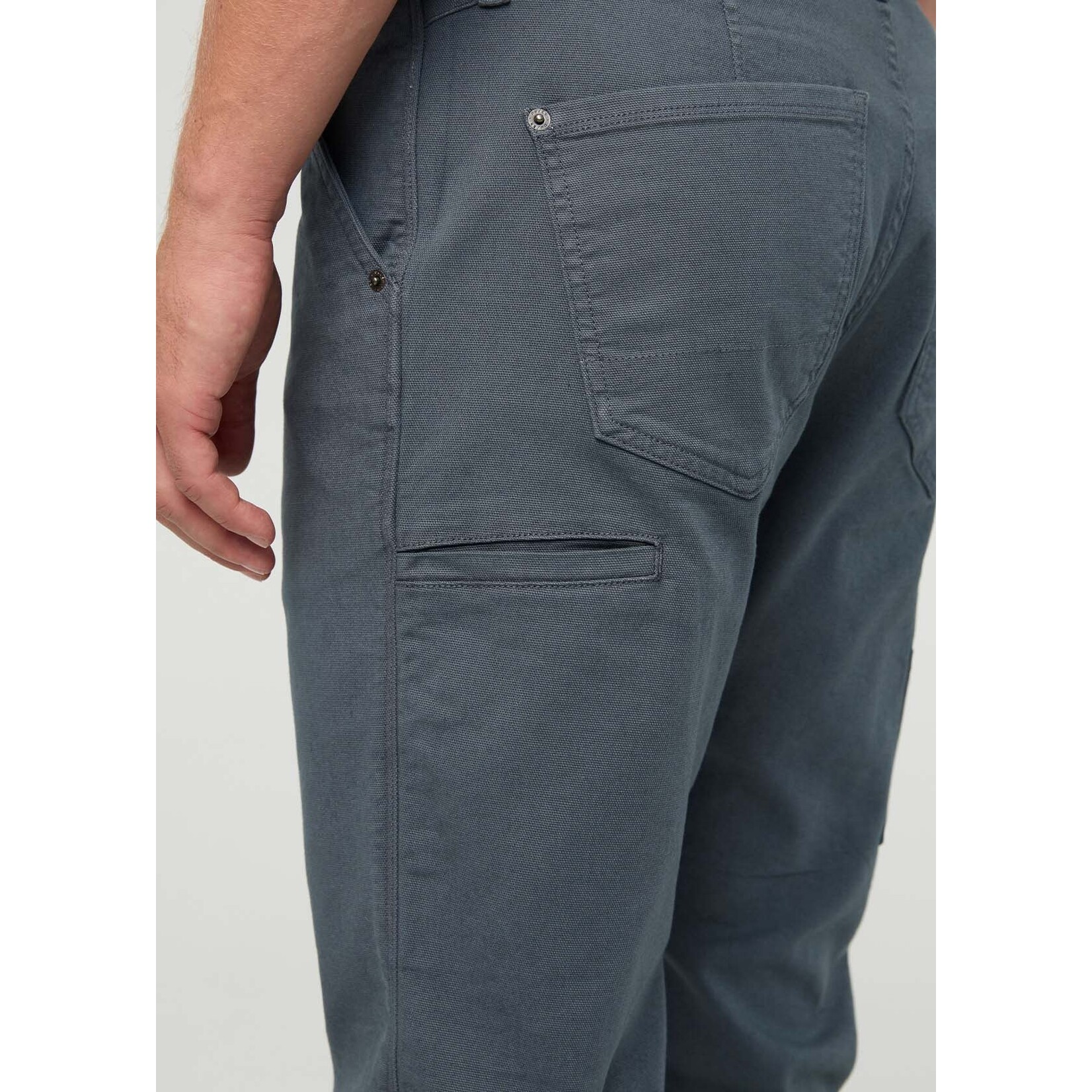 DU/ER DUER Canvas Carpenter Pant - Slate Blue