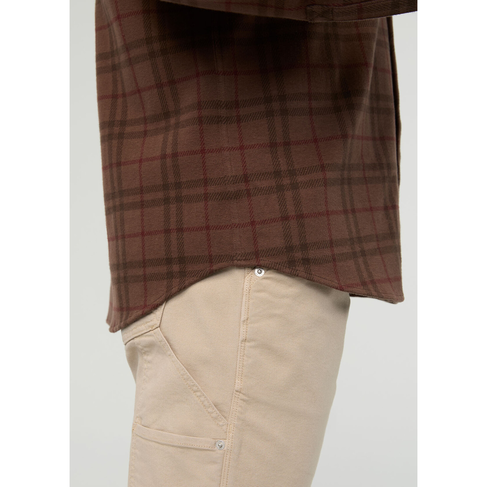 DU/ER DU/ER Performance Flannel Overshirt-Stout Plaid