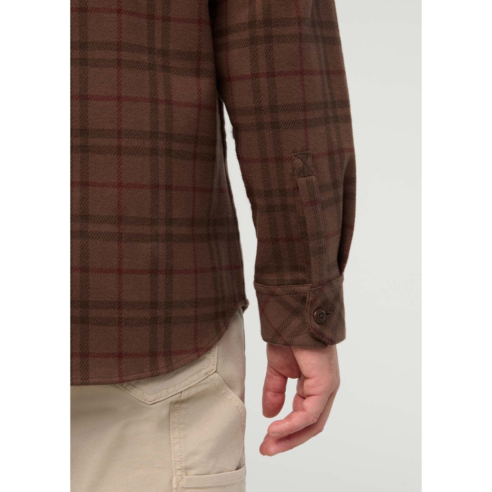 DU/ER DU/ER Performance Flannel Overshirt-Stout Plaid