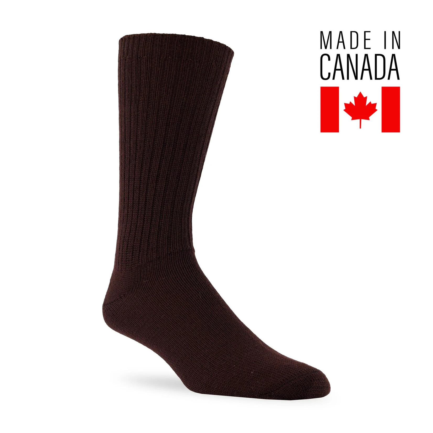 JB Fields Merino Wool Weekender Socks - Brown 8-12