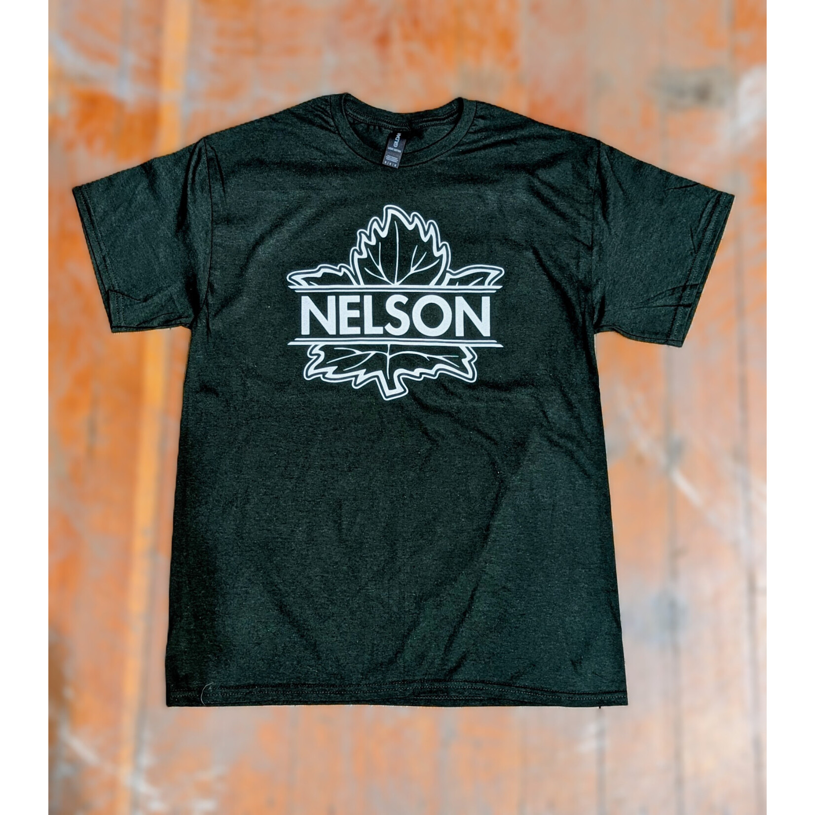 Nelson Leafs Nelson Leafs Big Logo T-Shirt - Forest Green