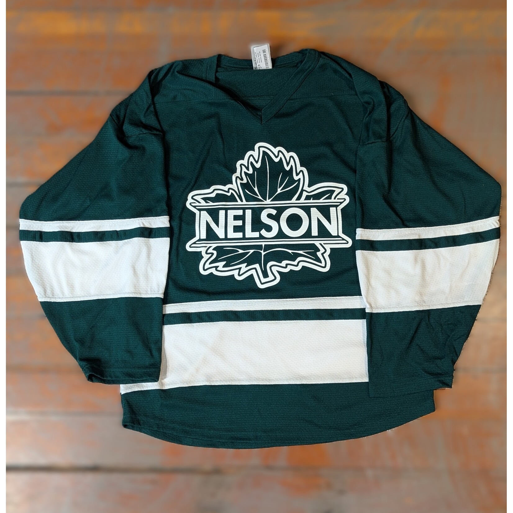 Nelson Leafs Nelson Leafs Replica Hockey Jersey Dark Green
