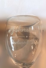 Inclined Plane Braided Stem Wine Glass