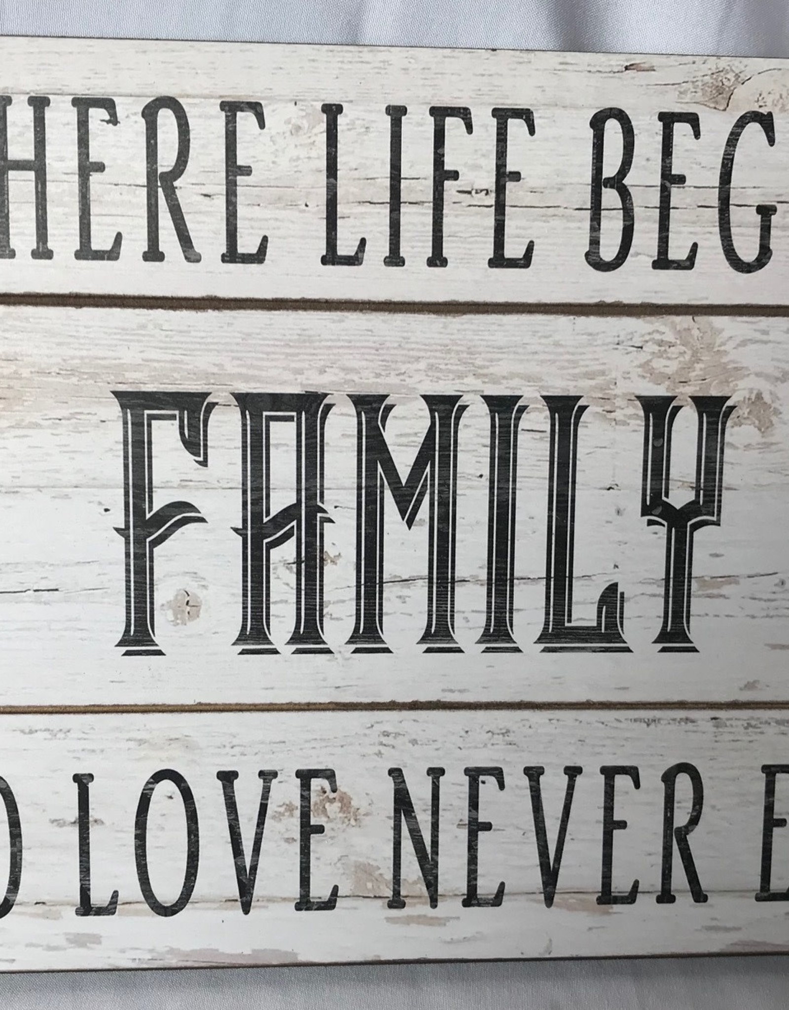 Family Plaque