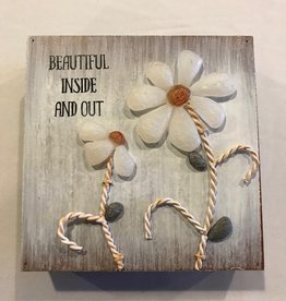 Pebble Art Wall Plaque