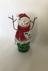 Funny Snowman Figure