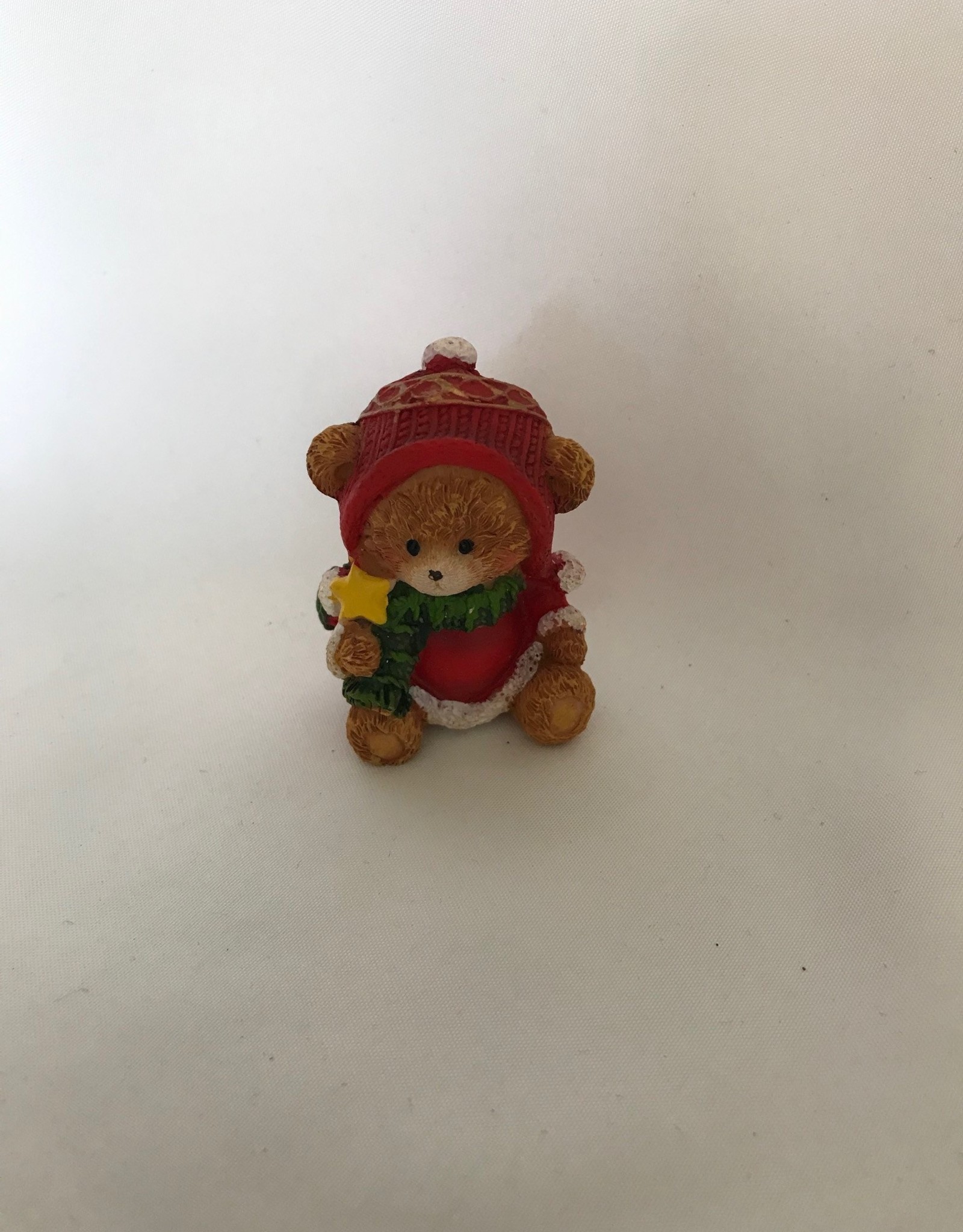 Small Christmas Bear Figurine