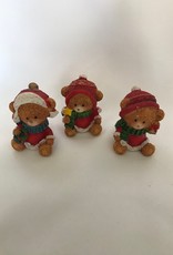 Small Christmas Bear Figurine