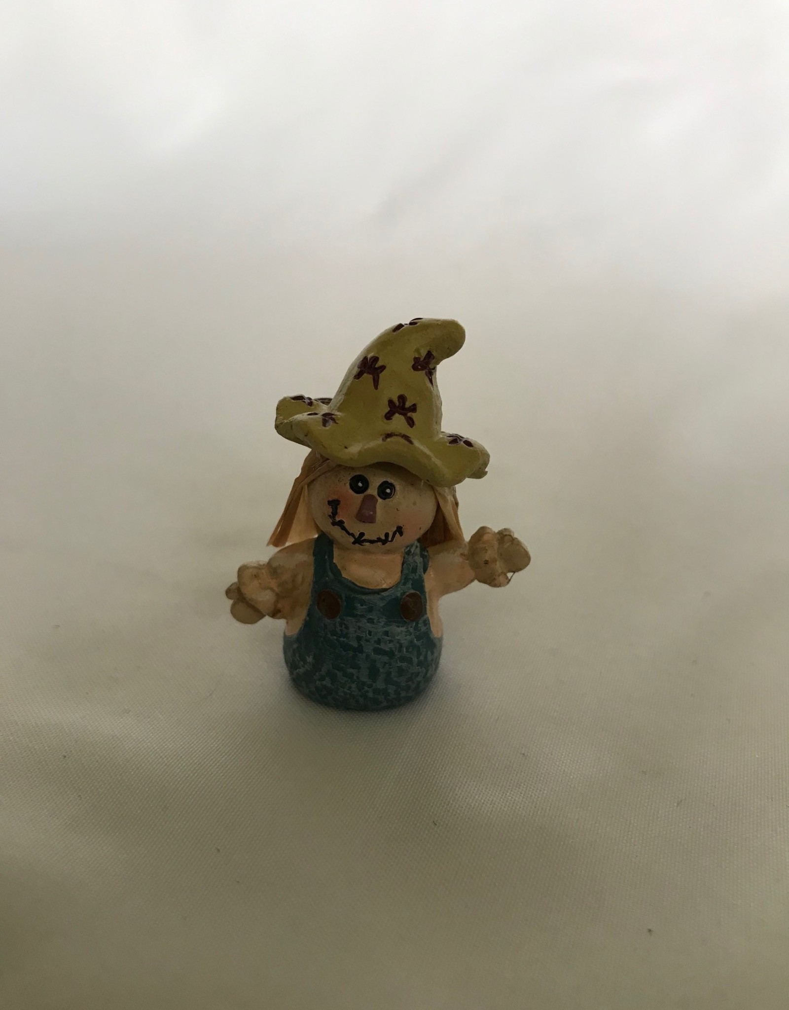 Friendly Little Scarecrow Figurine