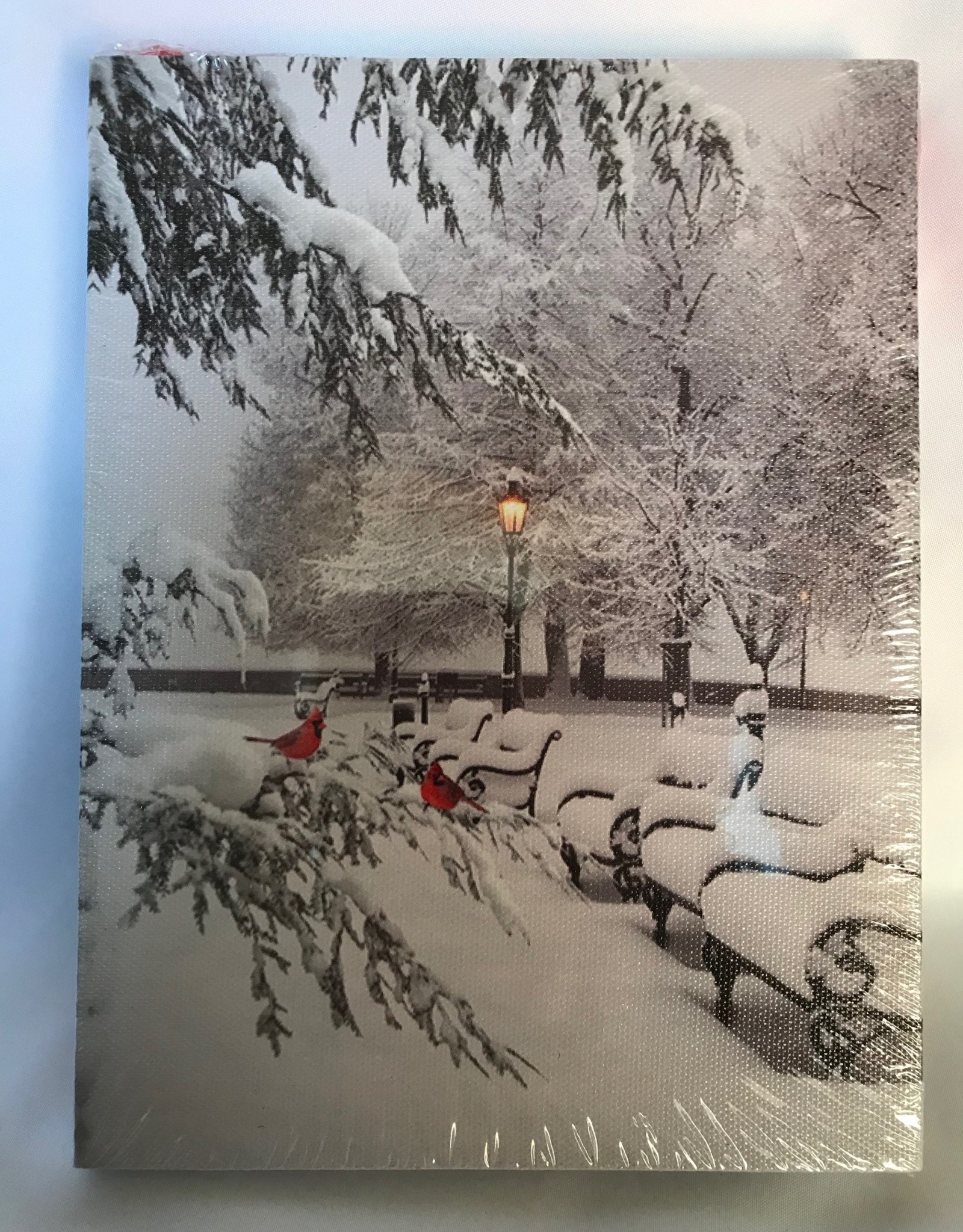LED Light Up Winter Scene Wall Decor Canvases