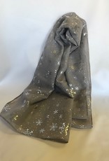 Iridescent Snowflakes Scarf