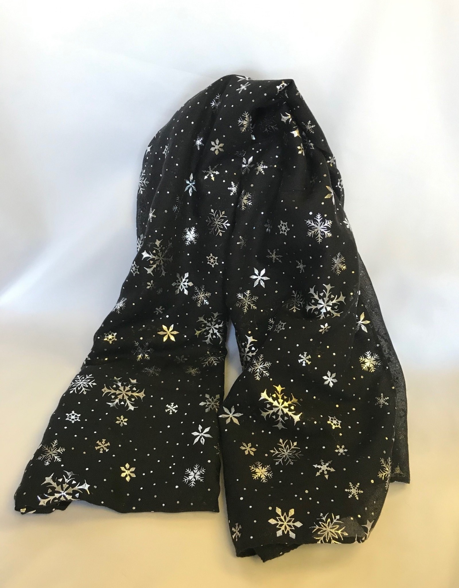 Iridescent Snowflakes Scarf