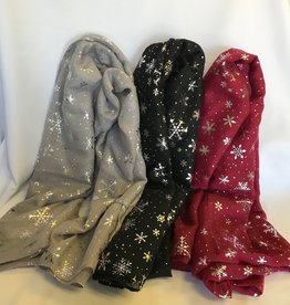 Iridescent Snowflakes Scarf