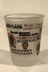 1-1/2 oz. Inclined Plane Full Wrap Frosted Shot Glass