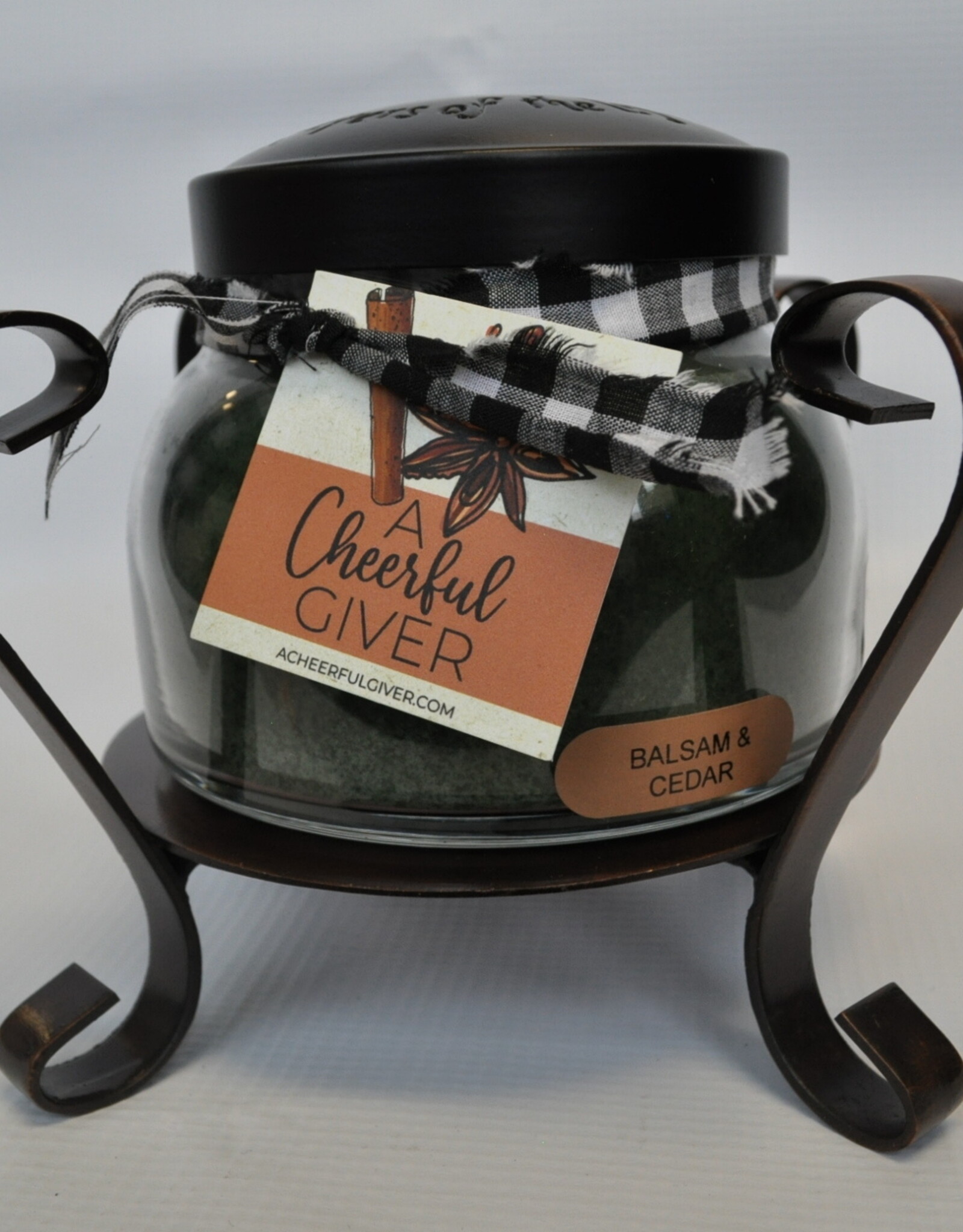 Cheerful Giver Balsam and Cedar Candle 22oz CG