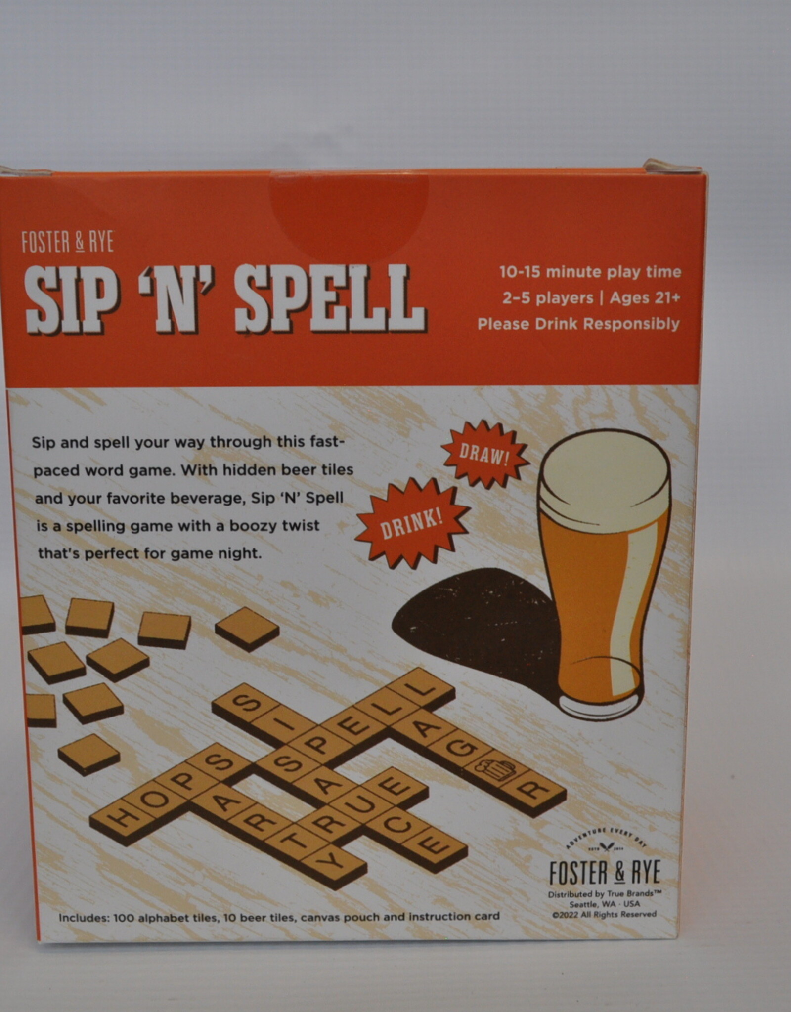 Faire Sip n Spell Drink Game