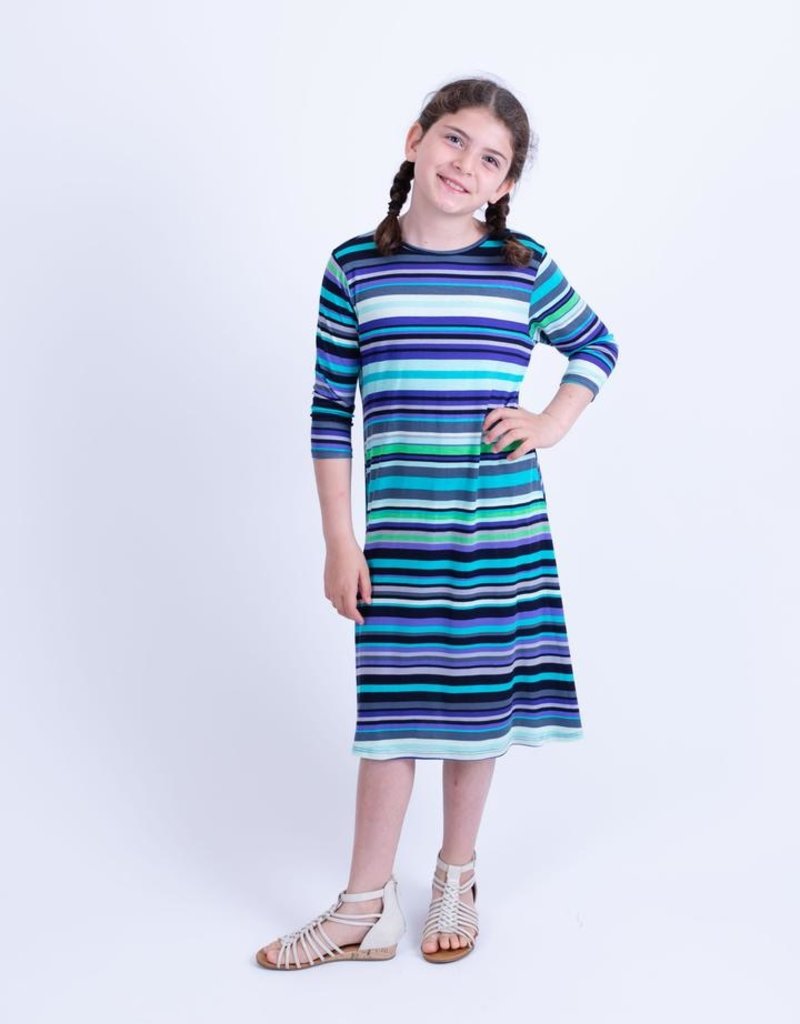 striped tunic dress