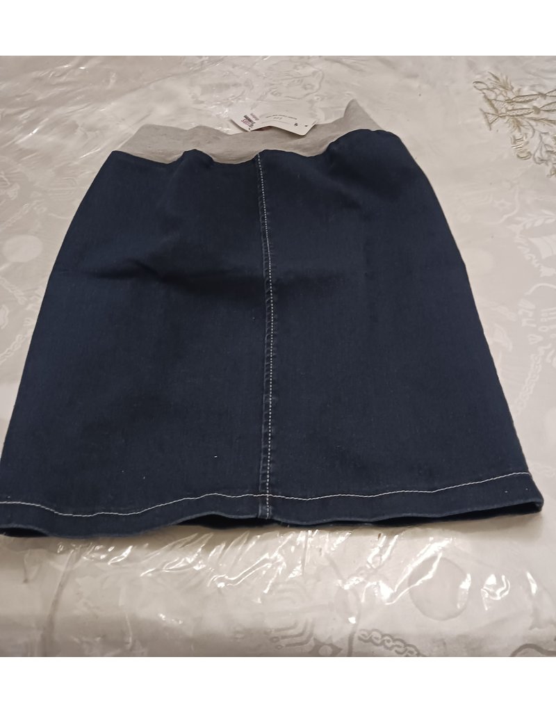 Kosher Casual Straight denim knee skirt - t-shirt waist