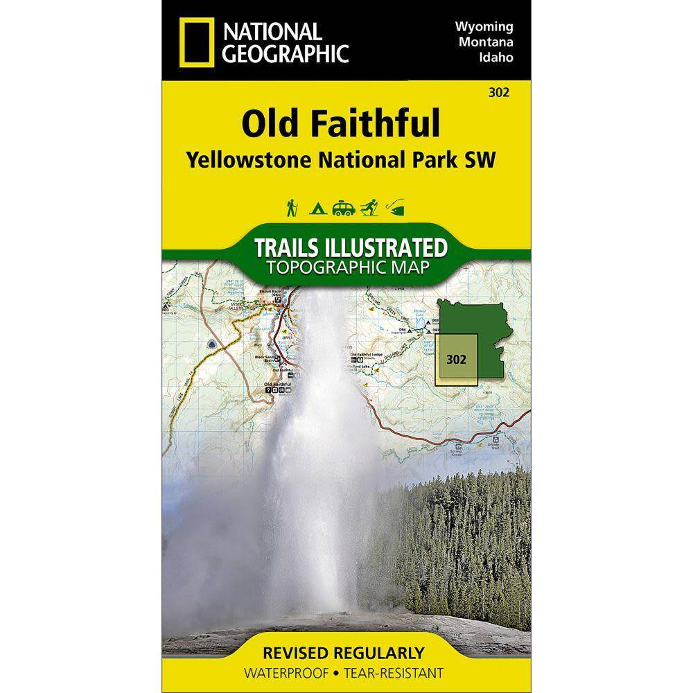 National Geographic Yellowstone Maps