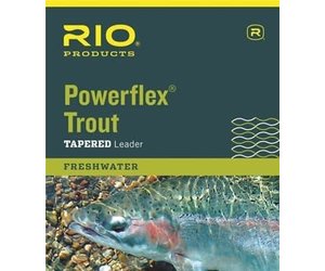 Rio Powerflex Leaders 3 Pack - Blue Ribbon Flies