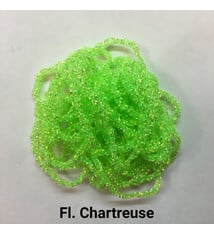 Dyed Pearl Diamond Braid - Fl. Chartreuse