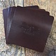 BRF Set of 4 Leather Coasters