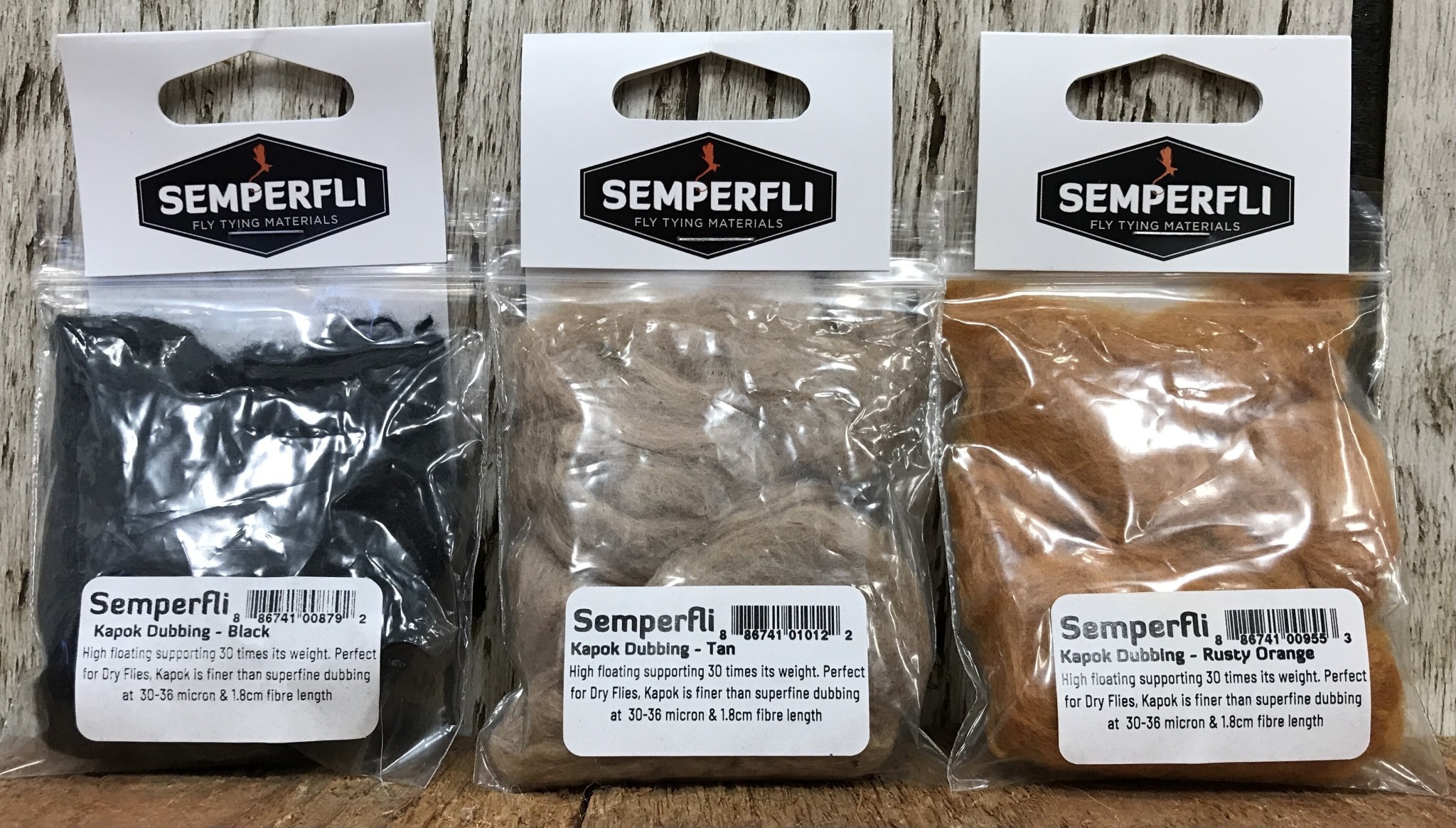 Semperfli Kapok Dry Fly Dubbing - Rust