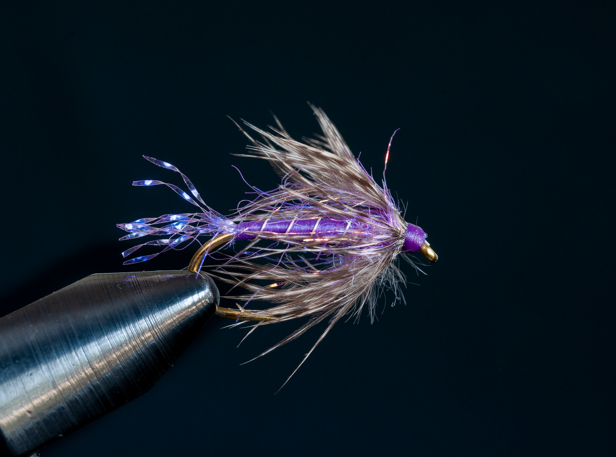 Krystal Soft Hackle Purple 8