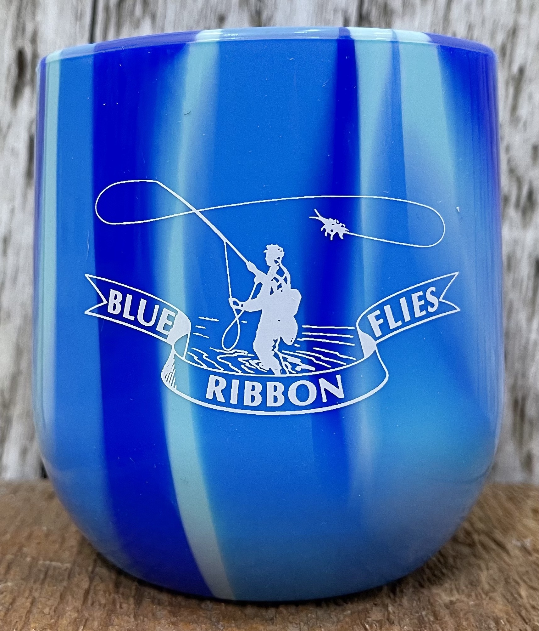 Silipint Tumbler Lid & Straw - Blue Ribbon Flies