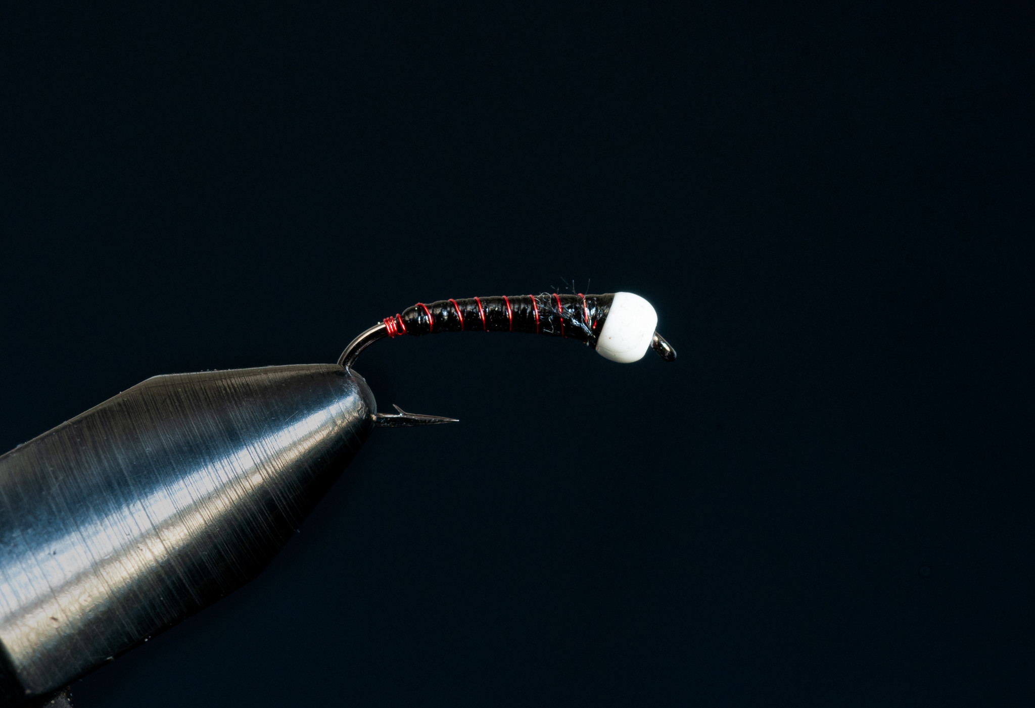 Chan’s BH Chironomid Bomber - Black/Red #14