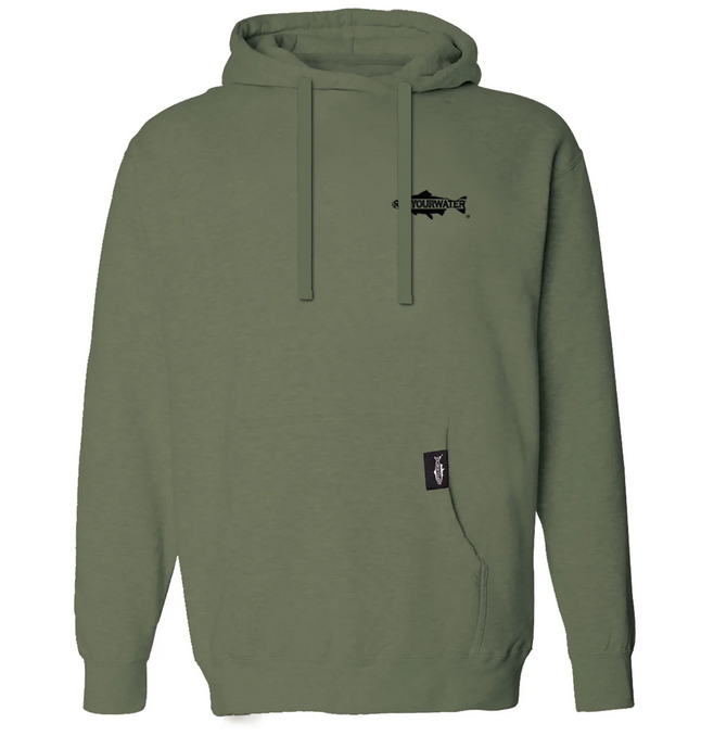 RYW Tight Loops Squatch Eco-Hoody - Fern Green