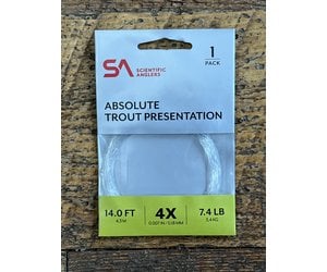 Scientific Anglers Absolute Trout Presentation Leader - Blue