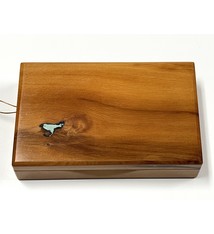 Dutch Box - Paul's Model #25 - Pacific Yew with Turquoise
