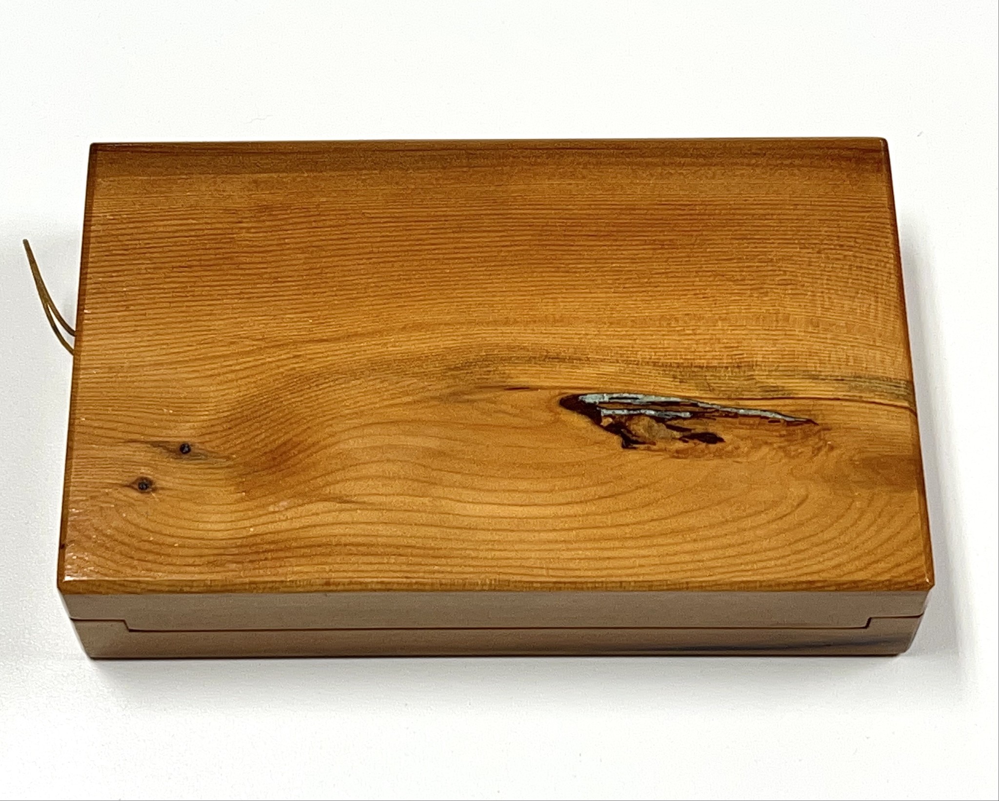 Dutch Box - Paul's Model #22 - Pacific Yew with Turquoise