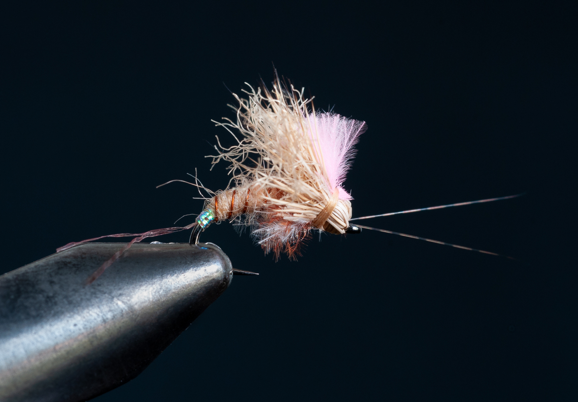 Keller's Center Stage Caddis Tan Blue Ribbon Flies