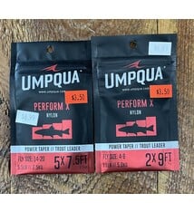 Umpqua Trout Taper Nylon Leader - 6 Pack