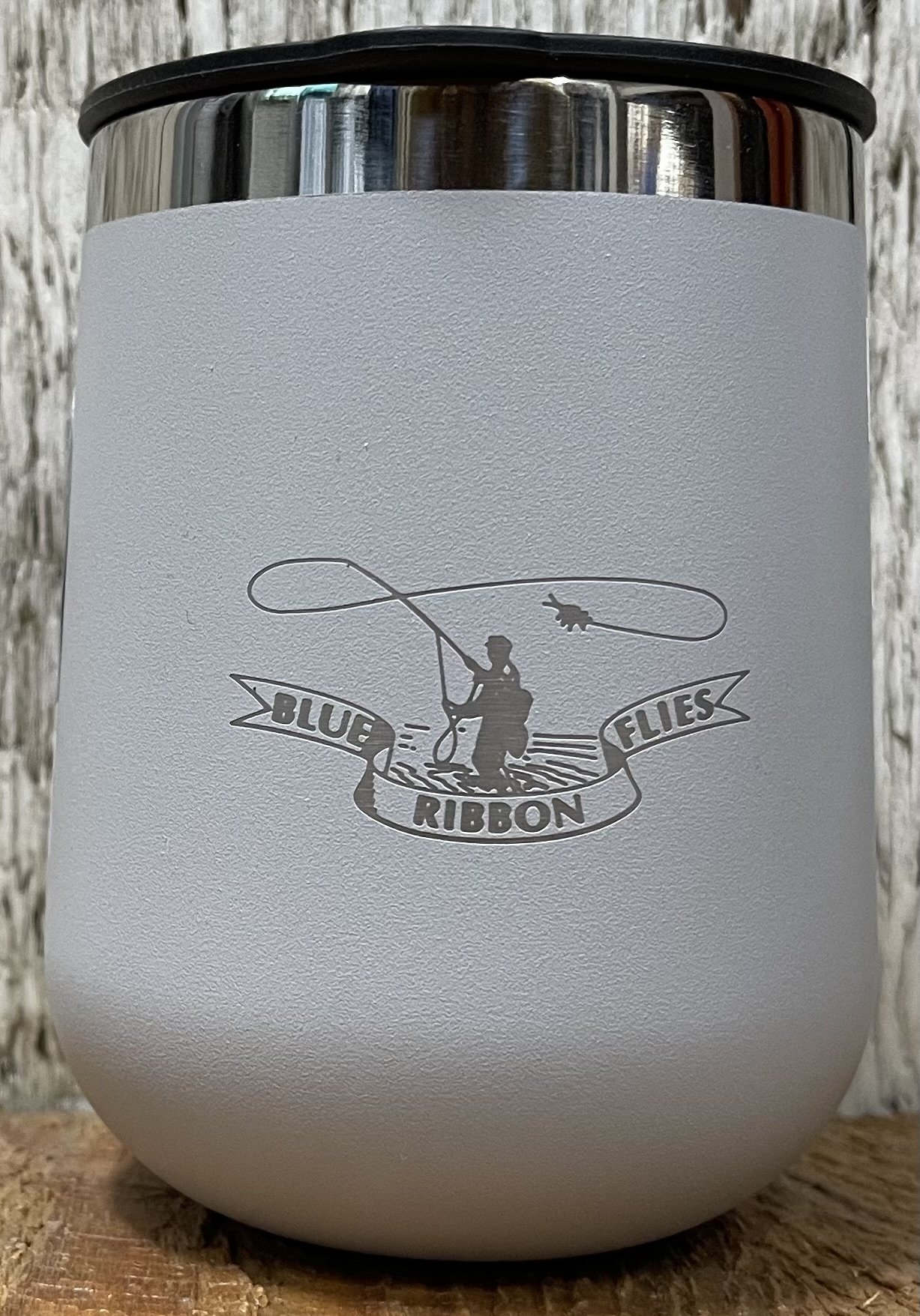 BRF Engraved Hydro Flask 32oz Wide Mouth Bottle - Blue Ribbon Flies