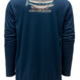 Grundens Drift Boat LS Tech Tee - Blue Abyss - XL