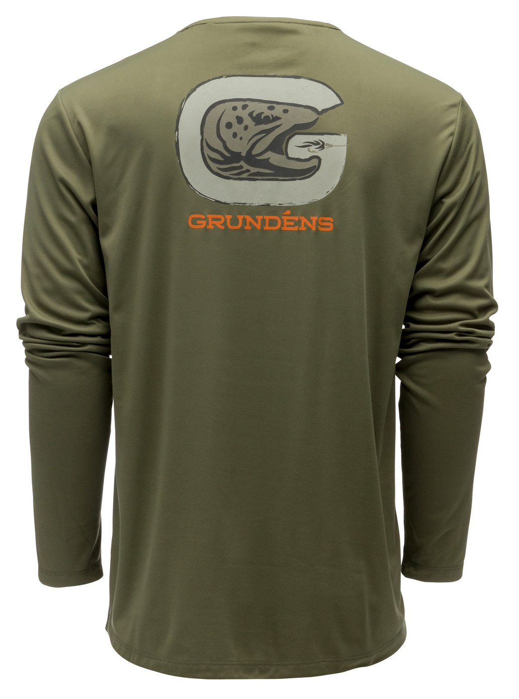 Grundens G Trout LS Tech Tee - Forest