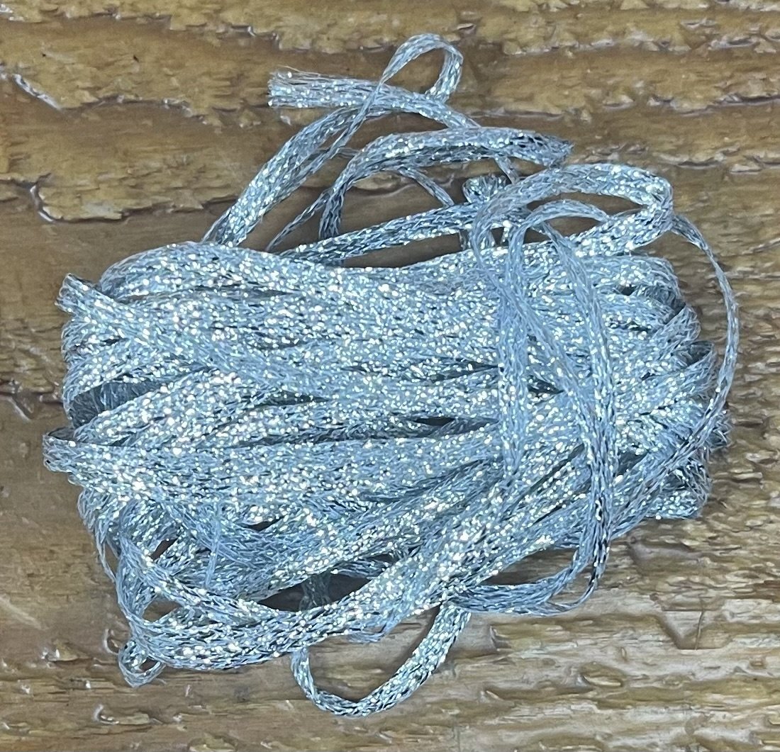 Photograph of a flat diamond braid