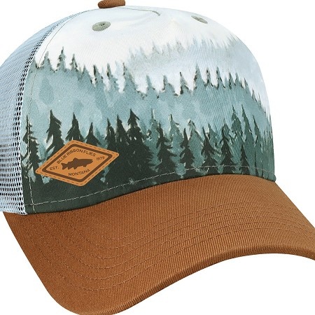 BRF Leather Patch 5-Panel Trucker Cap