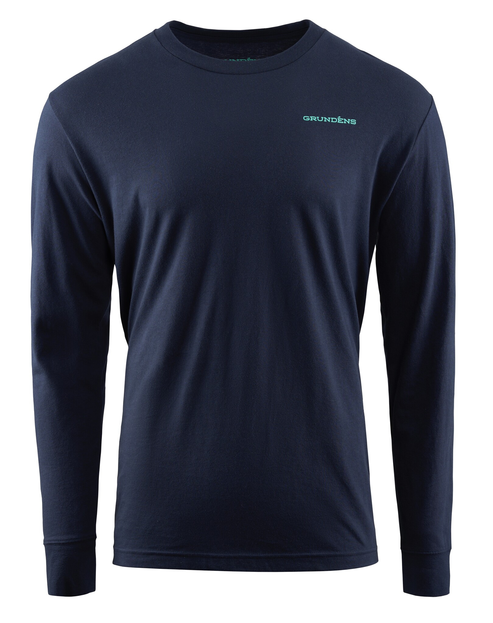 Grundens Riser LS T-Shirt - Dark Navy - 3XL