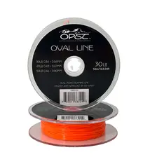 OPST Oval Shooting Line 30lb Orange - 164 feet