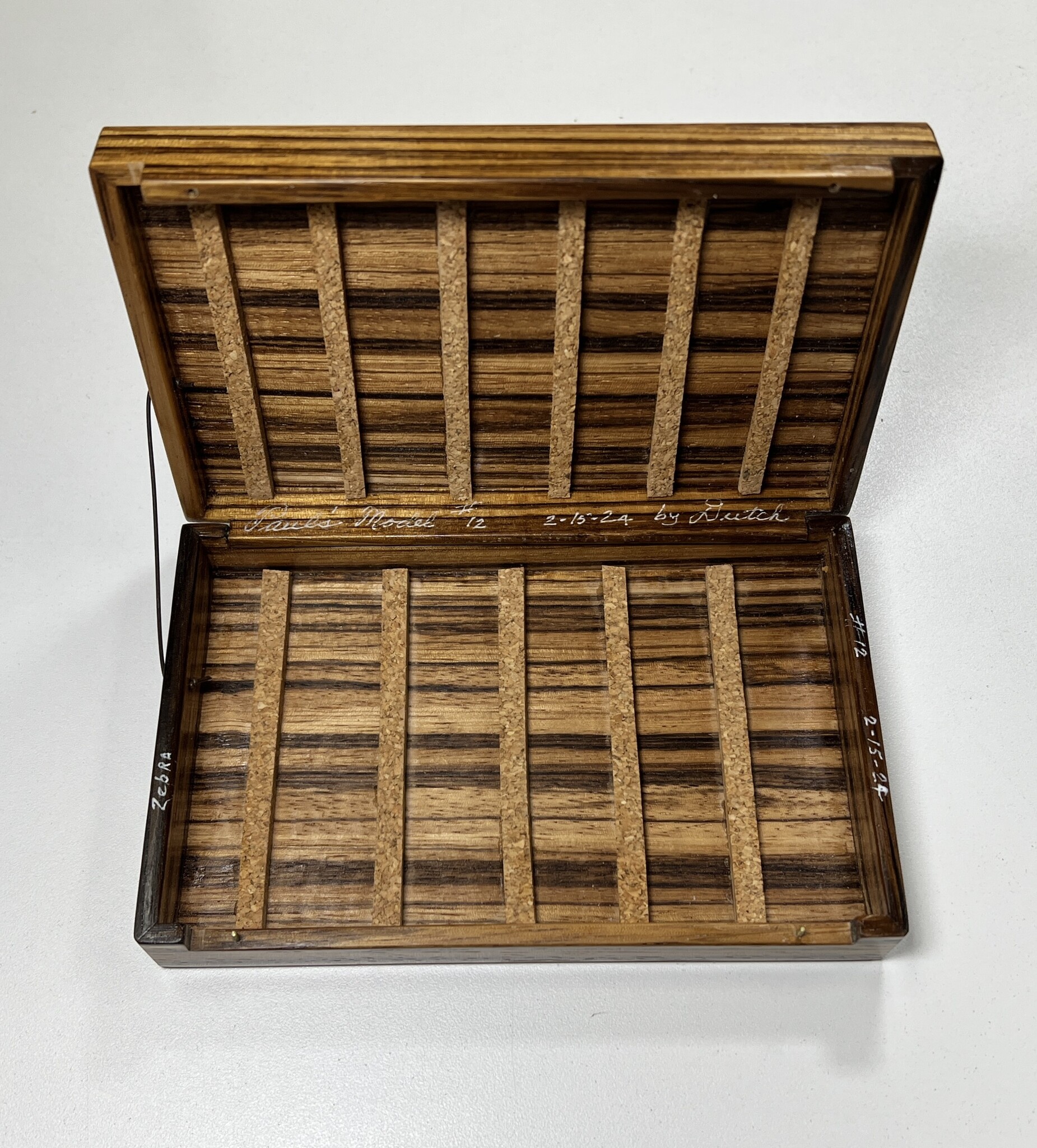 Dutch Box - Paul's Model #12 - Zebra Wood
