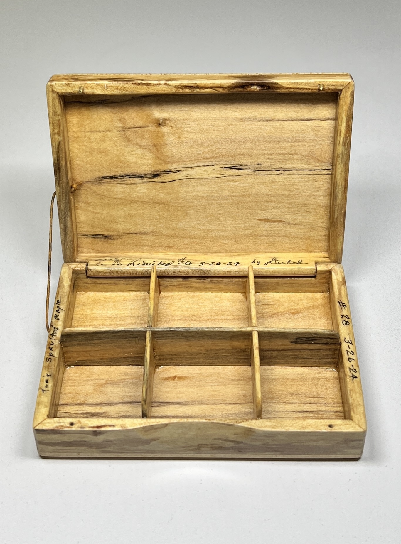 Dutch Box - T.W. Limited #28 - Spalted Maple