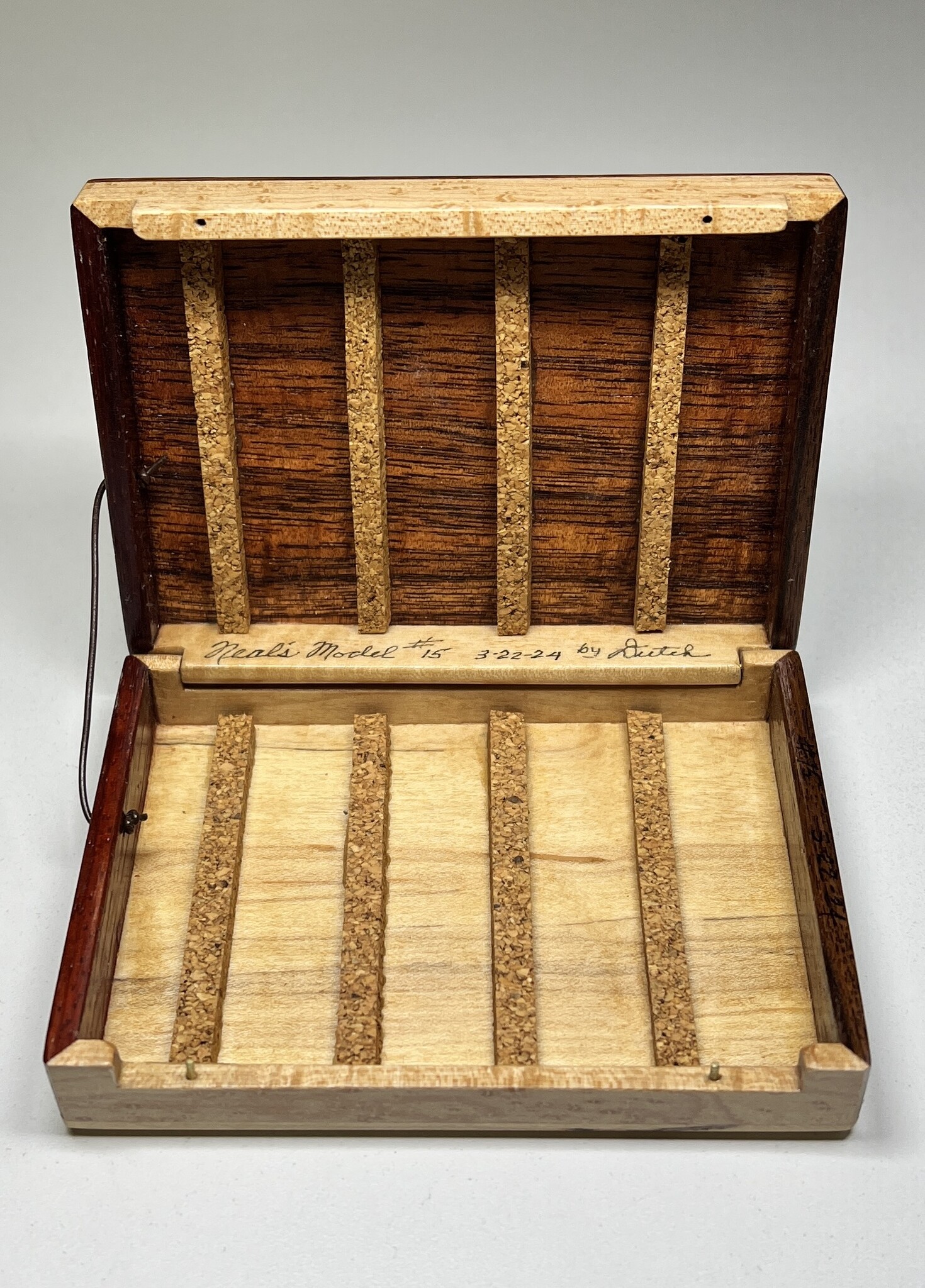 Dutch Box - Neal's Model #22 - Koa/Birdseye/Walnut/Paduk/Spalted + Ambrosia Maple